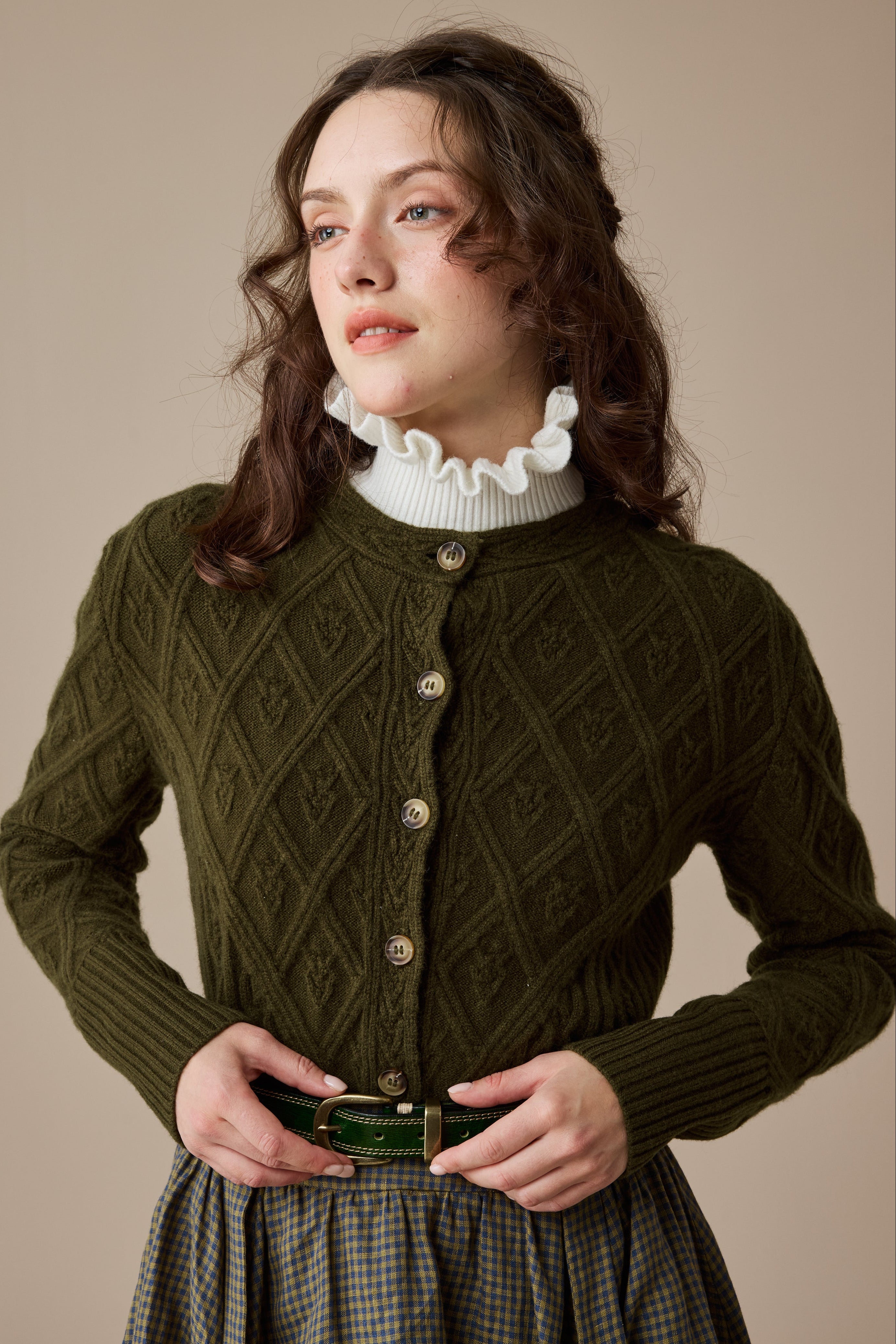 Flurry 17 | 100% Wool Sculptured Knitwear Cardigan