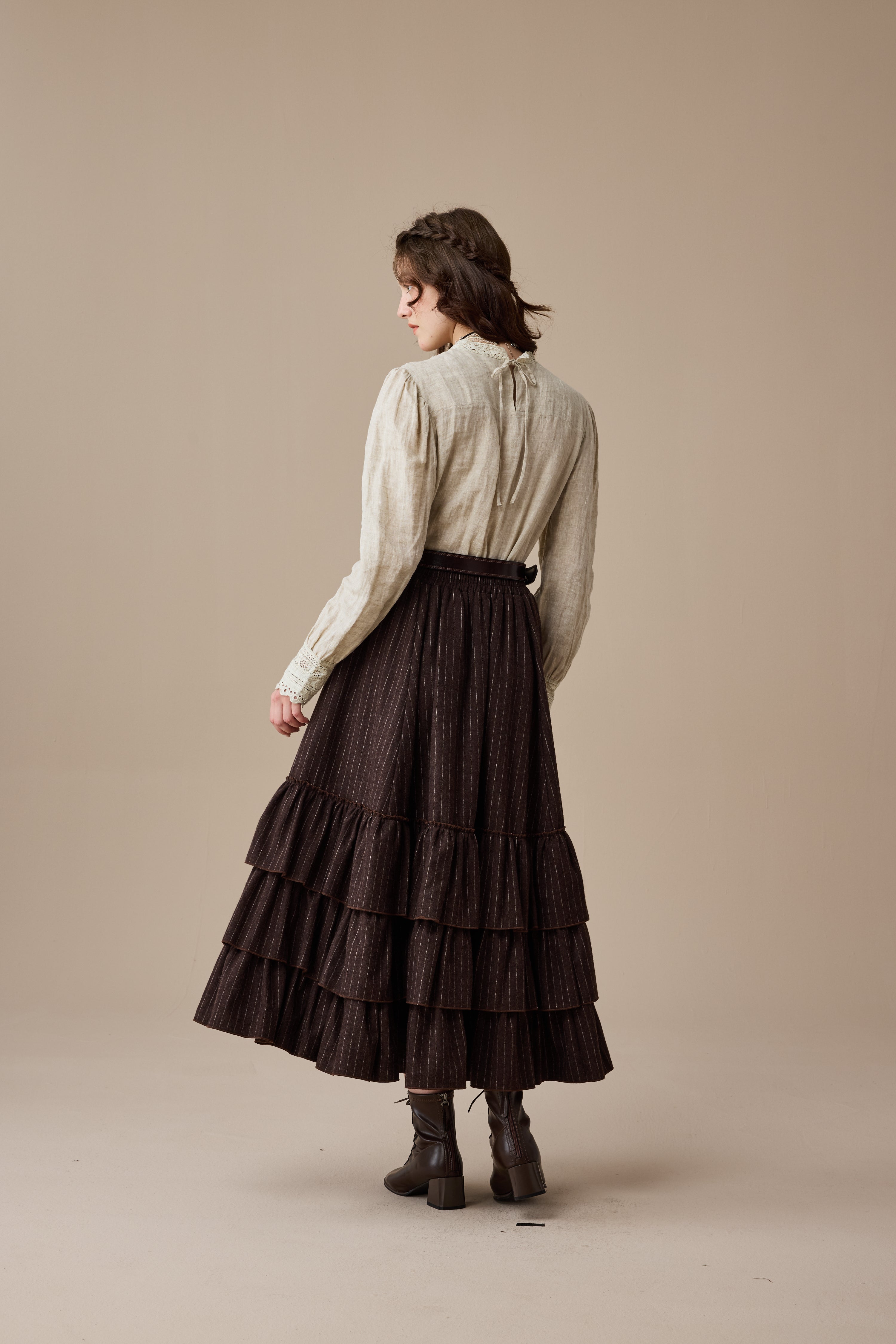 Minna 21 | Edward Linen Lace Blouse